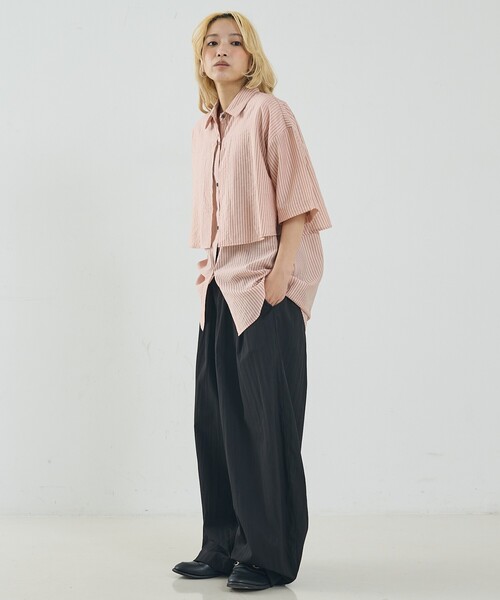 NOMINE（ノミネ）の「タック ボリュームパンツ（その他パンツ・レディース・ホワイト/ブラック/チャコールグレー・S/M）」の10枚目の写真