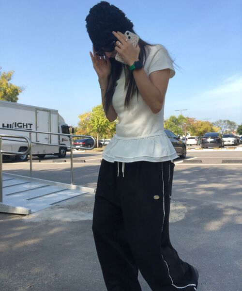 HAVISM（ヘビズム）の「ROSE LACE SWEATPANTS(BLACK)（スウェットパンツ・レディース・その他・ONE SIZE）」の12枚目の写真