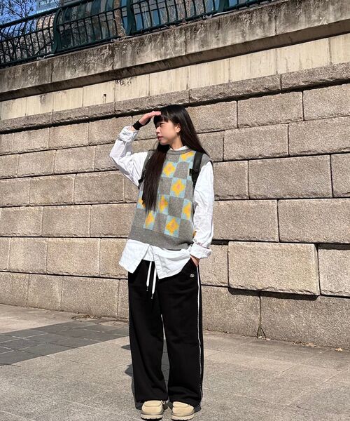 HAVISM（ヘビズム）の「ROSE LACE SWEATPANTS(BLACK)（スウェットパンツ・レディース・その他・ONE SIZE）」の5枚目の写真