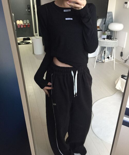 HAVISM（ヘビズム）の「ROSE LACE SWEATPANTS(BLACK)（スウェットパンツ・レディース・その他・ONE SIZE）」の8枚目の写真