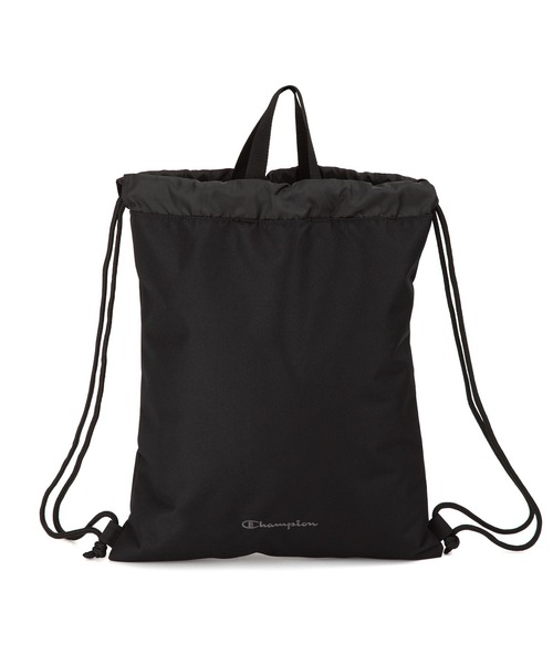 Champion（チャンピオン）の「チャンピオン ナップサック 通学 お出かけ 20231（バックパック/リュック・メンズ・ブラック/グレー/ネイビー・FREE）」の10枚目の写真