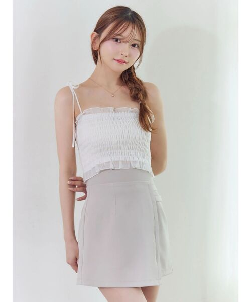 EATME（イートミー）の「BACKレースアップハイウエストスカート（スカート・レディース・グレー/ブラック・SMALL/MEDIUM）」の8枚目の写真