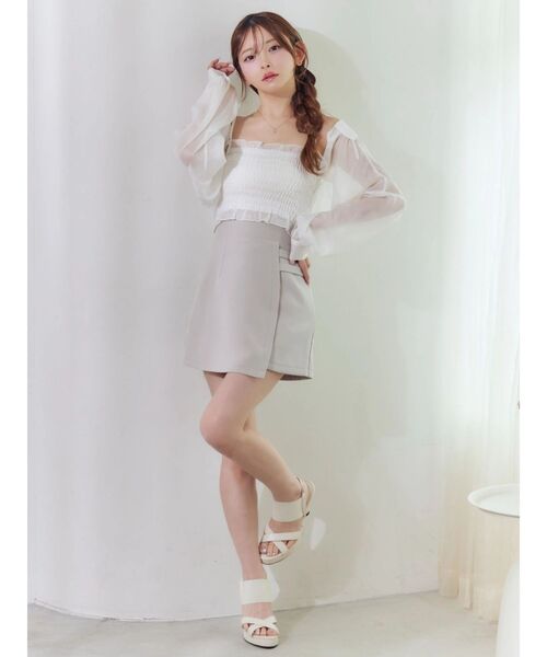 EATME（イートミー）の「BACKレースアップハイウエストスカート（スカート・レディース・グレー/ブラック・SMALL/MEDIUM）」の10枚目の写真