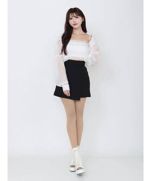 EATME（イートミー）の「BACKレースアップハイウエストスカート（スカート・レディース・グレー/ブラック・SMALL/MEDIUM）」の13枚目の写真