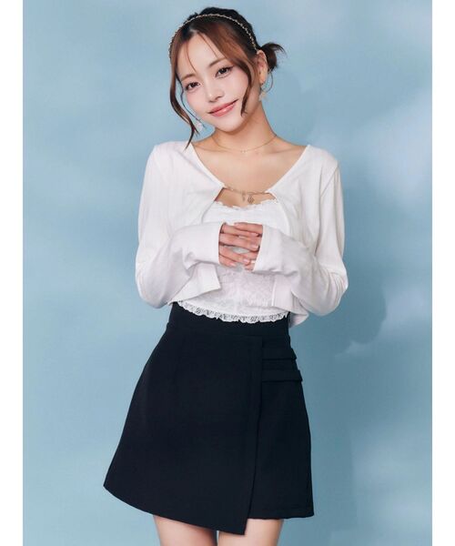 EATME（イートミー）の「BACKレースアップハイウエストスカート（スカート・レディース・グレー/ブラック・SMALL/MEDIUM）」の16枚目の写真