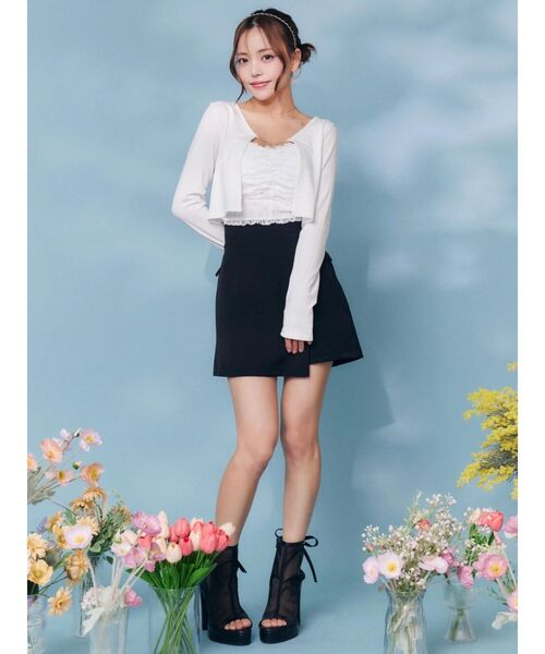 EATME（イートミー）の「BACKレースアップハイウエストスカート（スカート・レディース・グレー/ブラック・SMALL/MEDIUM）」の20枚目の写真