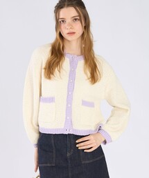 アニエスベー　カーディガン　ベージュ Cardigan Pressions / カーディガンプレッション 2026.02.09｜agnès b