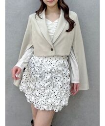 dazzlin（ダズリン）の「ショートシングルジャケット（テーラードジャケット）」