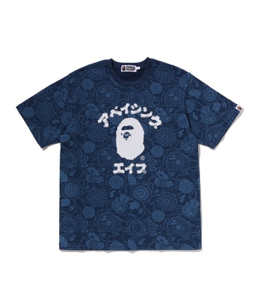 JAPANESE INDIGO ART CAMO COLLEGE REGUALR FIT TEE（Tシャツ