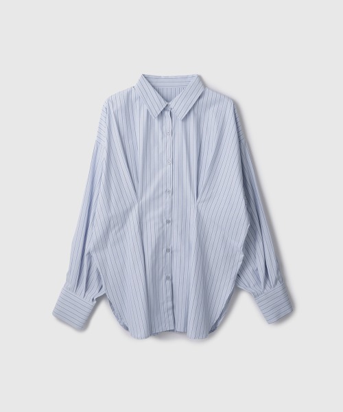 VICKY(ビッキー)の「ストライプウエストタックシャツ≪手洗い可能≫(シャツ/ブラウス・レディース・ピンク系その他/ブルー系その他/イエロー系その他・M)」の22枚目の写真