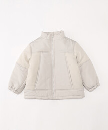 COMME CA ISM（コムサイズム）の「タフタ×スエードタッチ 中綿ブルゾン（ブルゾン）」