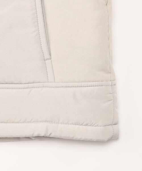 COMME CA ISM(コムサイズム)の「タフタ×スエードタッチ 中綿ブルゾン(ブルゾン・キッズ・カーキ/グレイッシュベージュ・100cm/110cm/120cm/130cm/140cm/150cm)」の7枚目の写真