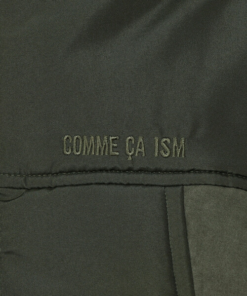 COMME CA ISM(コムサイズム)の「タフタ×スエードタッチ 中綿ブルゾン(ブルゾン・キッズ・カーキ/グレイッシュベージュ・100cm/110cm/120cm/130cm/140cm/150cm)」の10枚目の写真