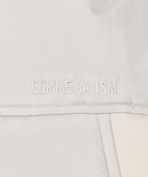 COMME CA ISM(コムサイズム)の「タフタ×スエードタッチ 中綿ブルゾン(ブルゾン・キッズ・カーキ/グレイッシュベージュ・100cm/110cm/120cm/130cm/140cm/150cm)」の11枚目の写真