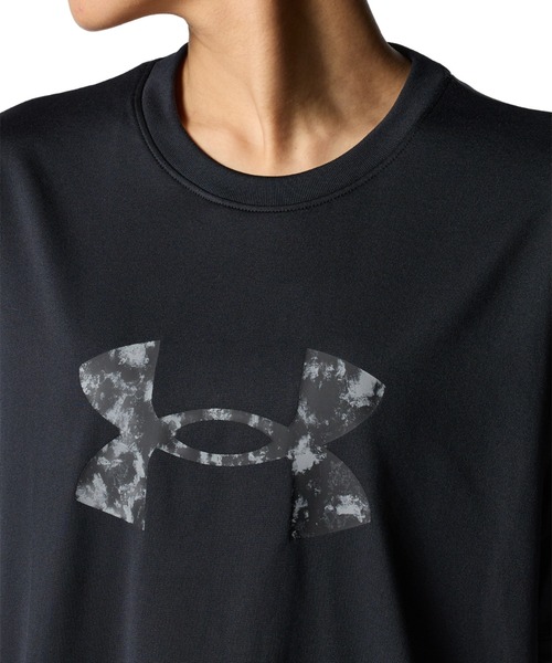 UNDER ARMOUR(アンダーアーマー)の「【別注】アンダーアーマー UAテック オーバーサイズド ビッグロゴ Tシャツ 限定コラボ(Tシャツ/カットソー・レディース・グリーン/ネイビー/ブラック/オフホワイト・XL/L/M/S)」の11枚目の写真