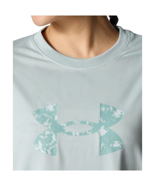 UNDER ARMOUR(アンダーアーマー)の「【別注】アンダーアーマー UAテック オーバーサイズド ビッグロゴ Tシャツ 限定コラボ(Tシャツ/カットソー・レディース・グリーン/ネイビー/ブラック/オフホワイト・XL/L/M/S)」の14枚目の写真