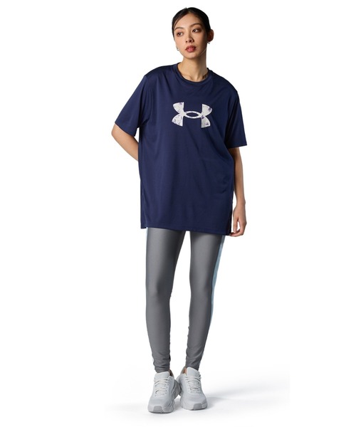 UNDER ARMOUR(アンダーアーマー)の「【別注】アンダーアーマー UAテック オーバーサイズド ビッグロゴ Tシャツ 限定コラボ(Tシャツ/カットソー・レディース・グリーン/ネイビー/ブラック/オフホワイト・XL/L/M/S)」の16枚目の写真