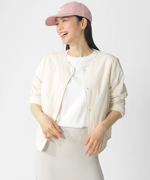 ECOALF(エコアルフ)の「GABI リバーシブル ジャケット / GABI JACKET WOMAN(ブルゾン・レディース・ブラウン系その他4/ブルー系その他2/ホワイト系その他・S)」の5枚目の写真