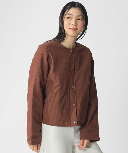 ECOALF(エコアルフ)の「GABI リバーシブル ジャケット / GABI JACKET WOMAN(ブルゾン・レディース・ブラウン系その他4/ブルー系その他2/ホワイト系その他・S)」の9枚目の写真
