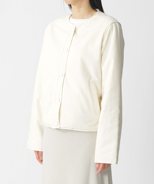 ECOALF(エコアルフ)の「GABI リバーシブル ジャケット / GABI JACKET WOMAN(ブルゾン・レディース・ブラウン系その他4/ブルー系その他2/ホワイト系その他・S)」の21枚目の写真