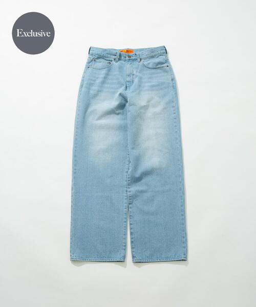 RED KAP（レッドキャップ）の「『別注』RED KAP×Sonny Label　ワイドデニムパンツ（デニムパンツ・メンズ・インディゴブルー/ライトインディゴブルー・LARGE/MEDIUM）」の2枚目の写真