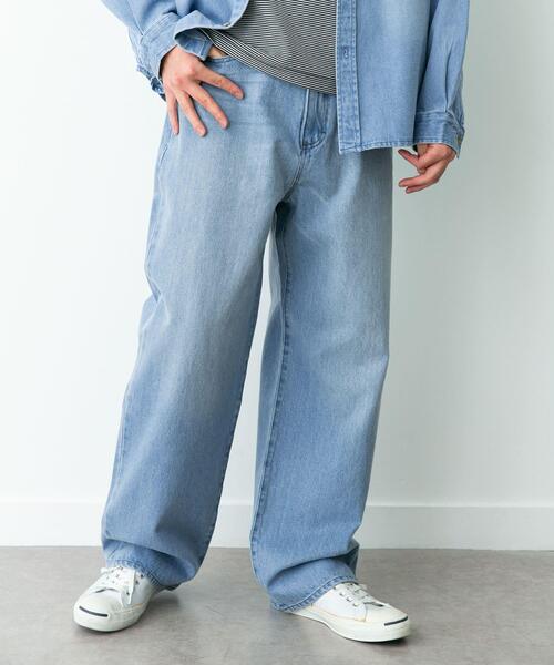 RED KAP（レッドキャップ）の「『別注』RED KAP×Sonny Label　ワイドデニムパンツ（デニムパンツ・メンズ・インディゴブルー/ライトインディゴブルー・LARGE/MEDIUM）」の3枚目の写真
