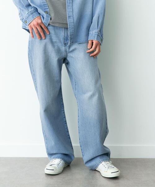 RED KAP（レッドキャップ）の「『別注』RED KAP×Sonny Label　ワイドデニムパンツ（デニムパンツ・メンズ・インディゴブルー/ライトインディゴブルー・LARGE/MEDIUM）」の5枚目の写真