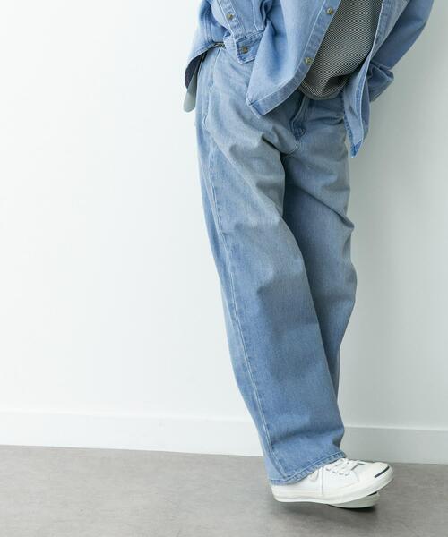 RED KAP（レッドキャップ）の「『別注』RED KAP×Sonny Label　ワイドデニムパンツ（デニムパンツ・メンズ・インディゴブルー/ライトインディゴブルー・LARGE/MEDIUM）」の7枚目の写真