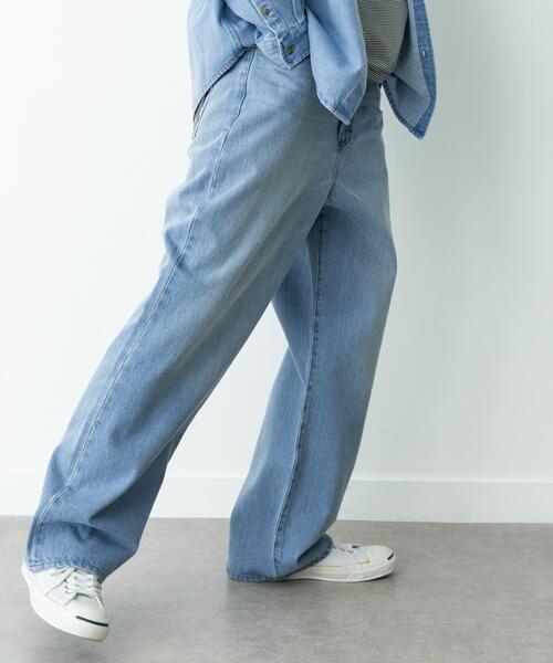 RED KAP（レッドキャップ）の「『別注』RED KAP×Sonny Label　ワイドデニムパンツ（デニムパンツ・メンズ・インディゴブルー/ライトインディゴブルー・LARGE/MEDIUM）」の8枚目の写真