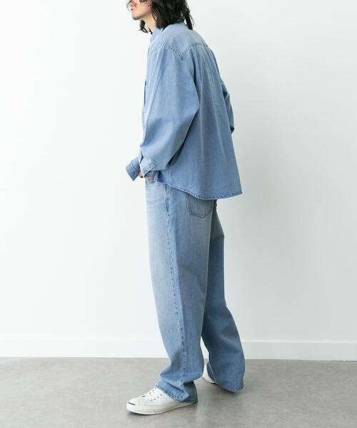 RED KAP（レッドキャップ）の「『別注』RED KAP×Sonny Label　ワイドデニムパンツ（デニムパンツ・メンズ・インディゴブルー/ライトインディゴブルー・LARGE/MEDIUM）」の11枚目の写真