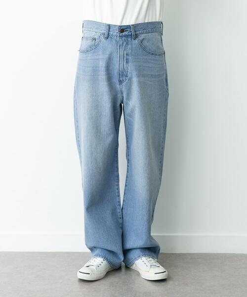 RED KAP（レッドキャップ）の「『別注』RED KAP×Sonny Label　ワイドデニムパンツ（デニムパンツ・メンズ・インディゴブルー/ライトインディゴブルー・LARGE/MEDIUM）」の12枚目の写真