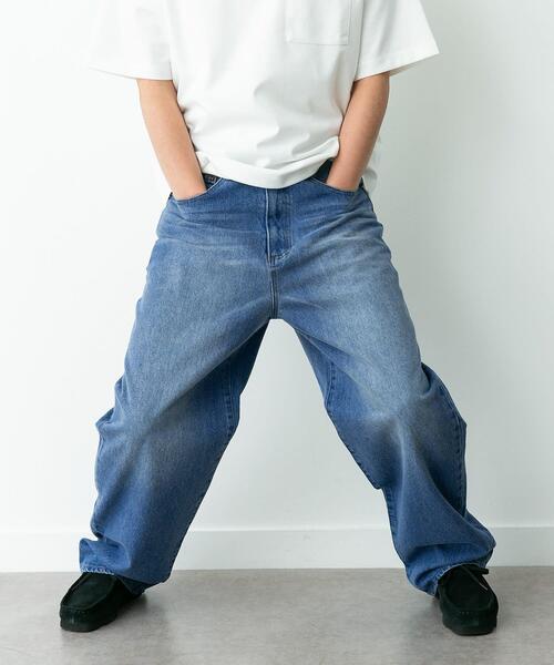 RED KAP（レッドキャップ）の「『別注』RED KAP×Sonny Label　ワイドデニムパンツ（デニムパンツ・メンズ・インディゴブルー/ライトインディゴブルー・LARGE/MEDIUM）」の17枚目の写真