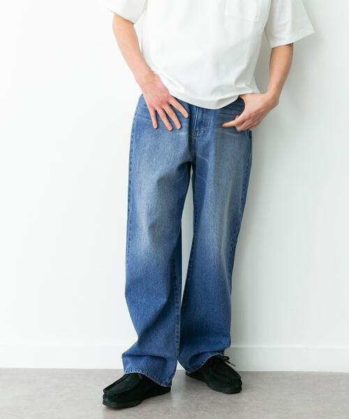 RED KAP（レッドキャップ）の「『別注』RED KAP×Sonny Label　ワイドデニムパンツ（デニムパンツ・メンズ・インディゴブルー/ライトインディゴブルー・LARGE/MEDIUM）」の18枚目の写真