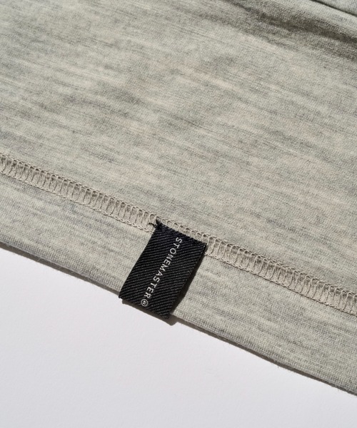 STONEMASTER（ストーンマスター ）の「WASHABLE JAPANESE WOOL S/S TEE｜ウォッシャブルジャパニーズウールショートスリーブTシャツ（Tシャツ/カットソー・メンズ・チャコール/グレー・S/M/XL/L）」の6枚目の写真