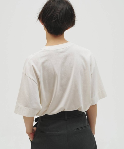 TODAYFUL(トゥデイフル)の「TODAYFUL Cotton Useful Halfsleeve T-shirts コットンユースフルハーフスリーブTシャツ/12610631(Tシャツ/カットソー・レディース・ホワイト・ONE SIZE)」の6枚目の写真