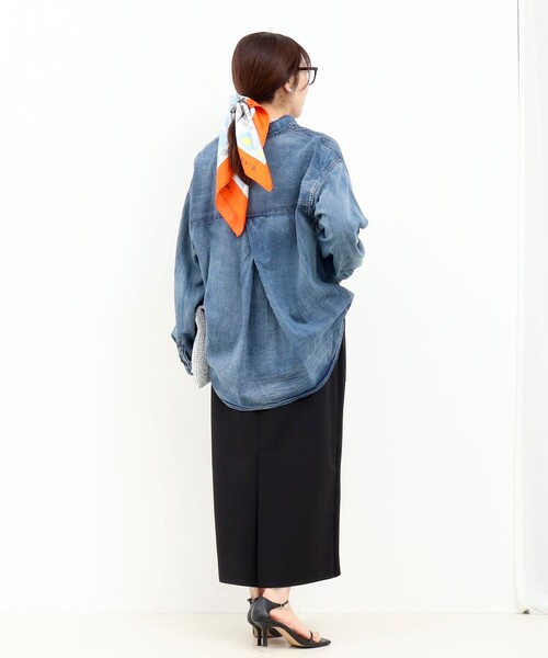 MICO COULIER（ミコクリエ）の「CICA配合サークルストレッチスカート（スカート・レディース・オリーブ/ブラック・36/38）」の13枚目の写真