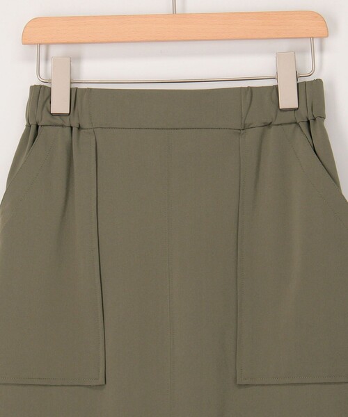 MICO COULIER（ミコクリエ）の「CICA配合サークルストレッチスカート（スカート・レディース・オリーブ/ブラック・36/38）」の16枚目の写真
