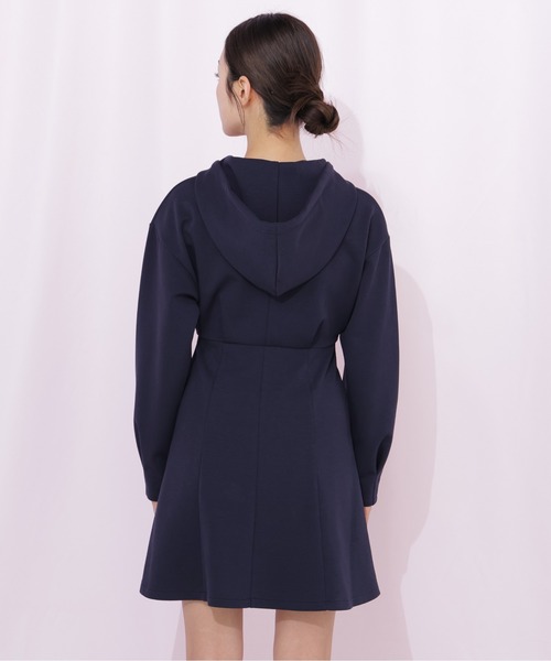 JILL by JILL STUART(ジルバイジルスチュアート)の「ダイバーフーディーミニワンピース(ワンピース・レディース・ネイビー/グレー/ピンク・FREE)」の14枚目の写真