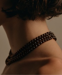 IRIS47 | 【IRIS 47】fabiana onyx necklace/ファビアナ オニキス ネックレス(ネックレス)