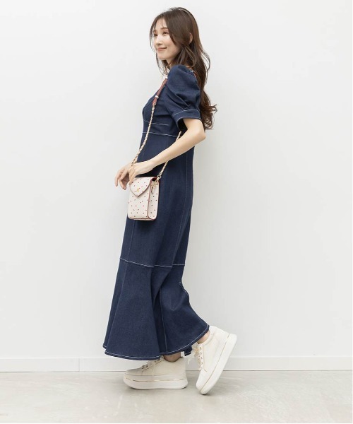 RANDA(ランダ)の「ストレッチデニムマーメイドワンピース(ワンピース・レディース・ブルー/インディゴブルー・0/1)」の20枚目の写真
