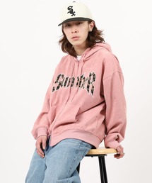 スエードポンチZIPパーカー