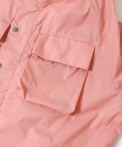 Snow Peak(スノーピーク)の「『別注』Snow Peak Apparel×DOORS U.L.DOUBLEWEAVEPARKER(ナイロンジャケット・レディース・ブラウン/アイボリー/ライトピンク・ONE)」の12枚目の写真