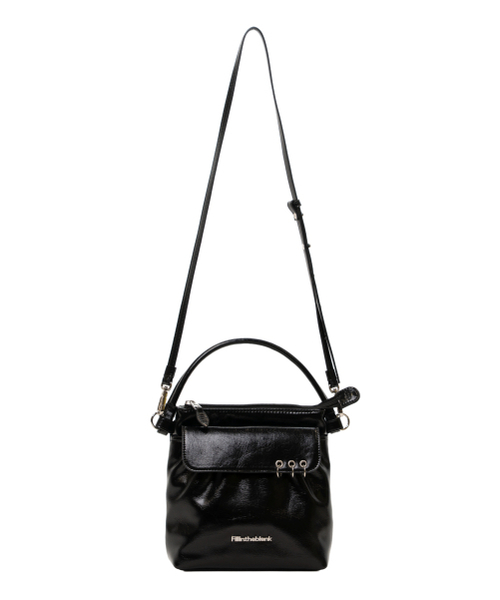 FILLINTHEBLANK(フィルインザブランク)の「PK Flap Bag (black)(メッセンジャーバッグ・レディース・その他・FREE)」の2枚目の写真