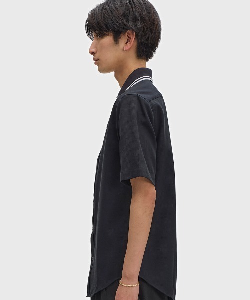 FRED PERRY(フレッドペリー)の「Polo Collar Shirt/ポロカラーシャツ(シャツ/ブラウス・メンズ・ホワイト/ブラック・M/S/L)」の9枚目の写真