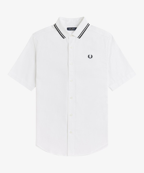 FRED PERRY(フレッドペリー)の「Polo Collar Shirt/ポロカラーシャツ(シャツ/ブラウス・メンズ・ホワイト/ブラック・M/S/L)」の18枚目の写真