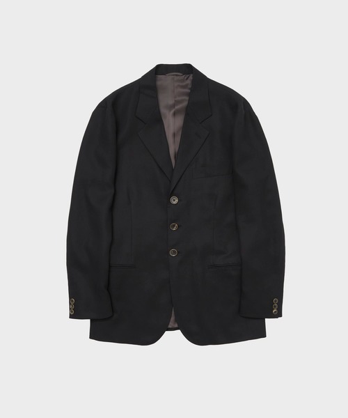SOSHIOTSUKI(ソウシオオツキ)の「DRAPE FACING JACKET(テーラードジャケット・メンズ・ダークグレー・44)」の2枚目の写真