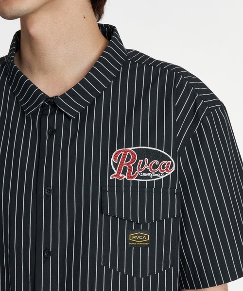RVCA(ルーカ)の「RVCA メンズ TOKYO DAYSHIFT SHIRT 半袖シャツ 【2026年春夏モデル】(シャツ/ブラウス・メンズ・ブラック/ホワイト・MEDIUM/LARGE/SMALL)」の5枚目の写真