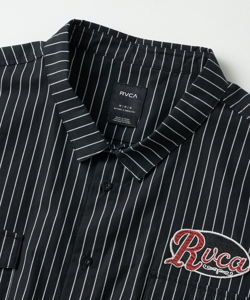 RVCA(ルーカ)の「RVCA メンズ TOKYO DAYSHIFT SHIRT 半袖シャツ 【2026年春夏モデル】(シャツ/ブラウス・メンズ・ブラック/ホワイト・MEDIUM/LARGE/SMALL)」の3枚目の写真