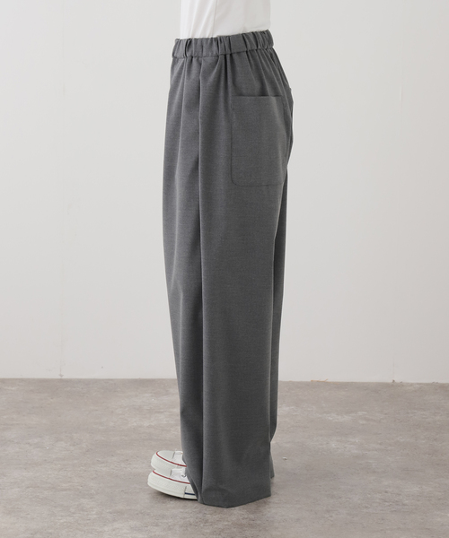 JOURNAL STANDARD LUXE（ジャーナルスタンダード　ラックス）の「TR タックパンツ（その他パンツ・レディース・チャコールグレー/ライトグレー・FREE）」の8枚目の写真