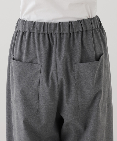 JOURNAL STANDARD LUXE（ジャーナルスタンダード　ラックス）の「TR タックパンツ（その他パンツ・レディース・チャコールグレー/ライトグレー・FREE）」の6枚目の写真